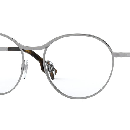 Burberry BE1337 Round Eyeglasses  1003-Gunmetal 53-140-17 - Color Map Grey