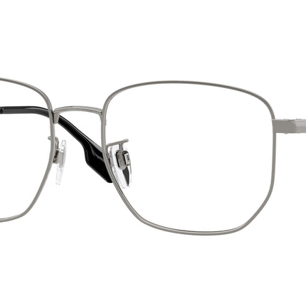 Burberry BE1352D Irregular Eyeglasses  1003-Gunmetal 56-145-18 - Color Map Grey