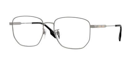 Burberry BE1352D Irregular Eyeglasses  1003-Gunmetal 56-145-18 - Color Map Grey