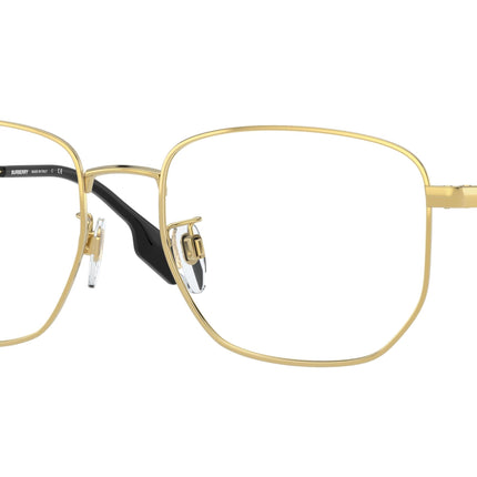 Burberry BE1352D Irregular Eyeglasses  1017-Gold 56-145-18 - Color Map Gold