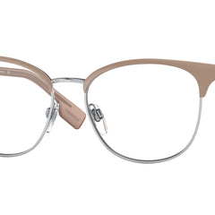 Burberry SOPHIA BE1355 Square Eyeglasses  1005-Silver/Brown 52-140-16 - Color Map Silver