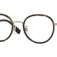 Burberry BE1358D Round Eyeglasses  1322-Dark Havana 51-145-21 - Color Map Brown