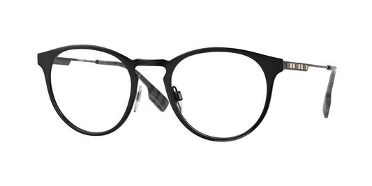 Burberry YORK BE1360 Phantos Eyeglasses  1001-Matte Black 51-145-21 - Color Map Black