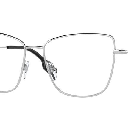 Burberry BEA BE1367 Cat Eye Eyeglasses  1005-Silver 53-140-16 - Color Map Silver