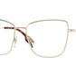 Burberry BEA BE1367 Cat Eye Eyeglasses  1109-Light Gold 55-140-16 - Color Map Gold