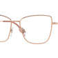 Burberry BEA BE1367 Cat Eye Eyeglasses  1337-Rose Gold 55-140-16 - Color Map Gold
