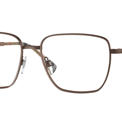 Burberry BOOTH BE1368 Square Eyeglasses  1012-Brown 54-145-17 - Color Map Brown