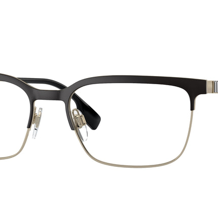 Burberry DOUGLAS BE1375 Square Eyeglasses  1109-Black 56-145-18 - Color Map Black