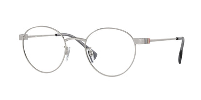 Burberry BE1384TD Round Eyeglasses  1005-Silver 50-145-21 - Color Map Silver