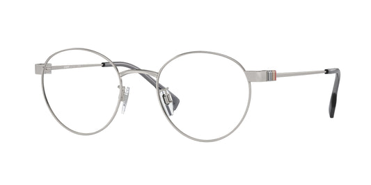 Burberry BE1384TD Round Eyeglasses  1005-Silver 50-145-21 - Color Map Silver