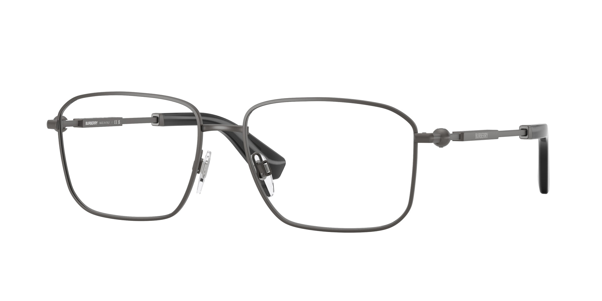 Burberry BE1389 Rectangle Eyeglasses  1316-Grey 56-145-16 - Color Map Grey