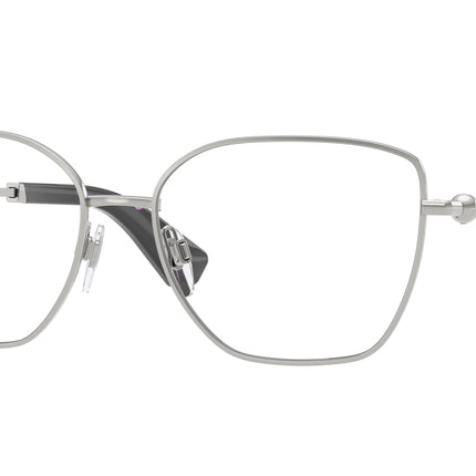 Burberry BE1390 Cat Eye Eyeglasses  1005-Silver 56-140-16 - Color Map Silver