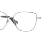 Burberry BE1390 Cat Eye Eyeglasses  1005-Silver 56-140-16 - Color Map Silver