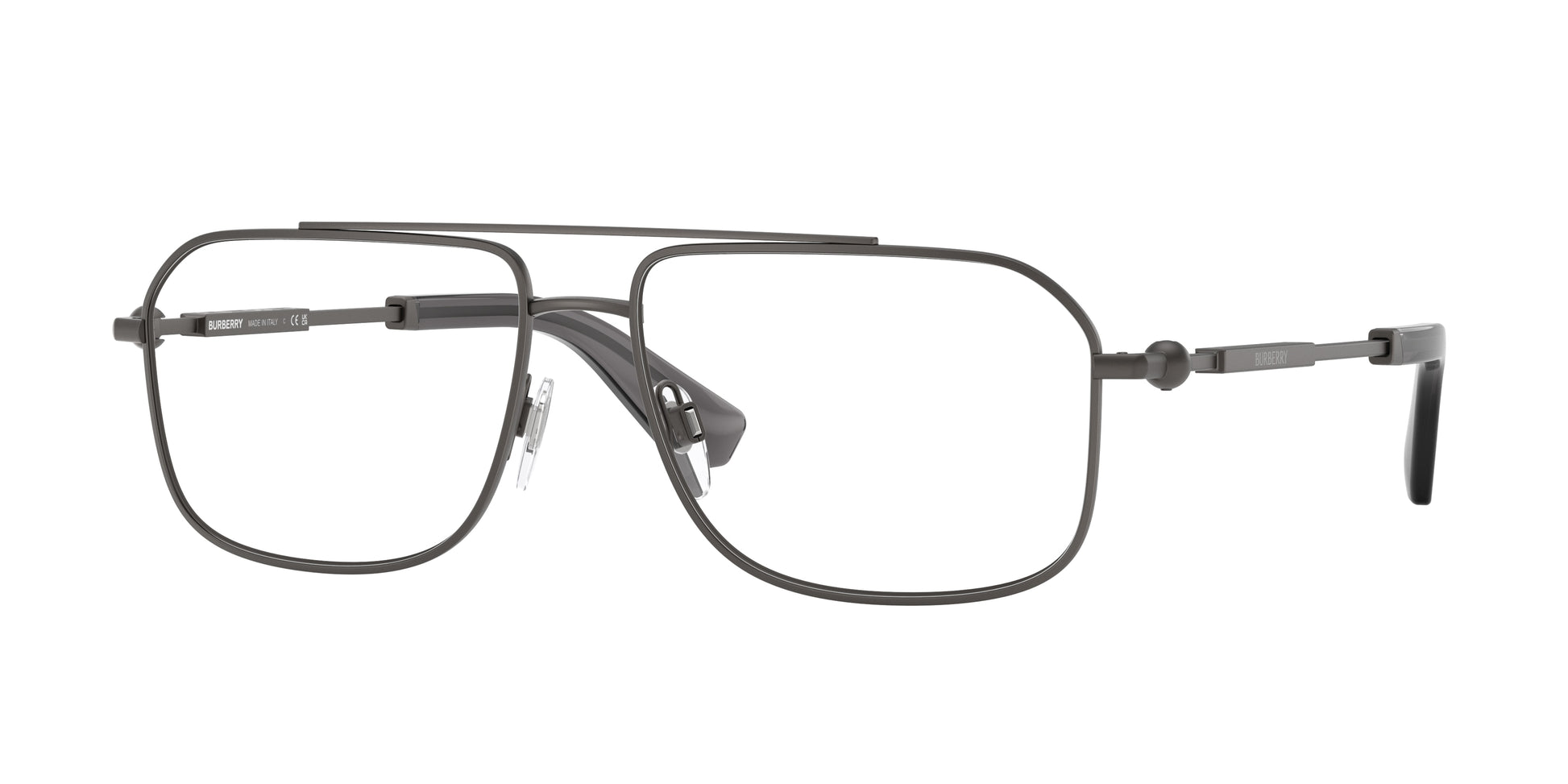 Burberry BE1391 Rectangle Eyeglasses  1316-Grey 58-145-15 - Color Map Grey