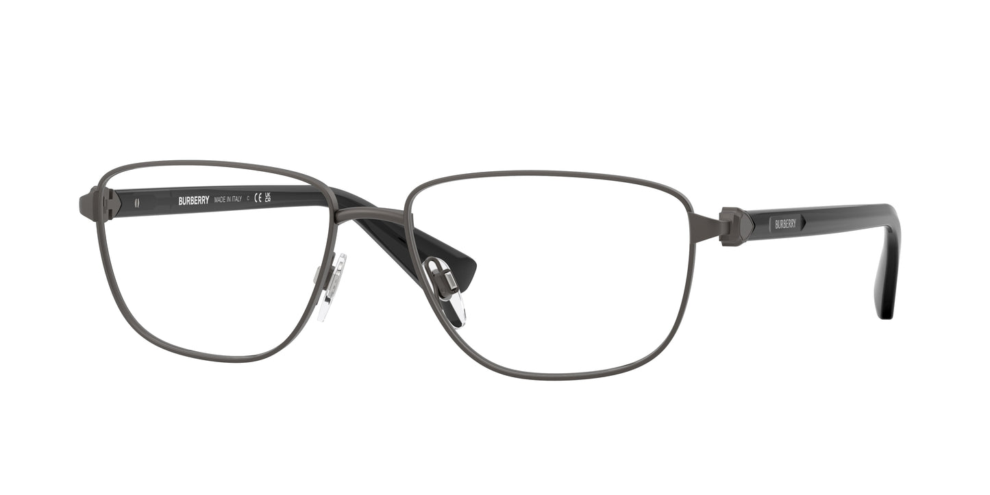 Burberry BE1393 Rectangle Eyeglasses  1316-Matte Grey 57-140-16 - Color Map Grey