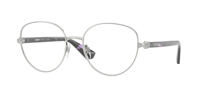 Burberry BE1394 Phantos Eyeglasses  1005-Silver 55-140-18 - Color Map Silver