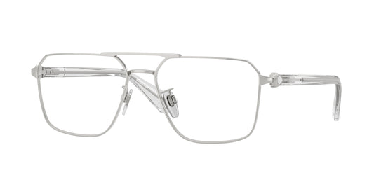 Burberry BE1395D Irregular Eyeglasses  1005-Silver 56-140-16 - Color Map Silver