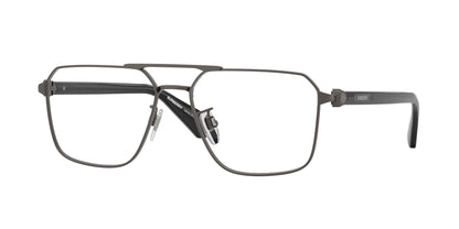 Burberry BE1395D Irregular Eyeglasses  1316-Matte Grey 56-140-16 - Color Map Grey