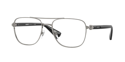 Burberry BE1396 Pilot Eyeglasses  1003-Gunmetal 56-140-17 - Color Map Grey