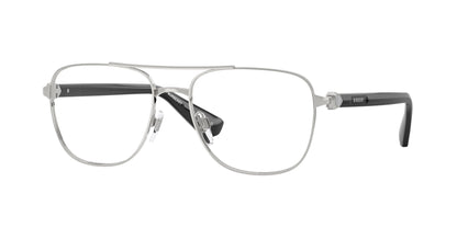 Burberry BE1396 Pilot Eyeglasses  1005-Silver 56-140-17 - Color Map Silver