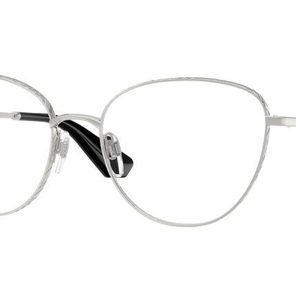 Burberry BE1398 Cat Eye Eyeglasses  1005-Silver 56-140-17 - Color Map Silver