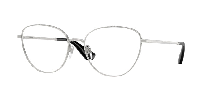 Burberry BE1398 Cat Eye Eyeglasses  1005-Silver 56-140-17 - Color Map Silver