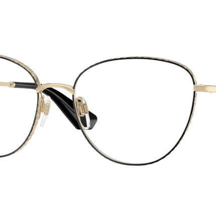Burberry BE1398 Cat Eye Eyeglasses  1326-Black 56-140-17 - Color Map Black