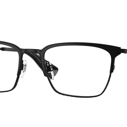Burberry BE1401 Rectangle Eyeglasses  1007-Matte Black 54-145-19 - Color Map Black