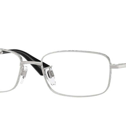 Burberry BE1402D Rectangle Eyeglasses  1005-Silver 55-145-17 - Color Map Silver
