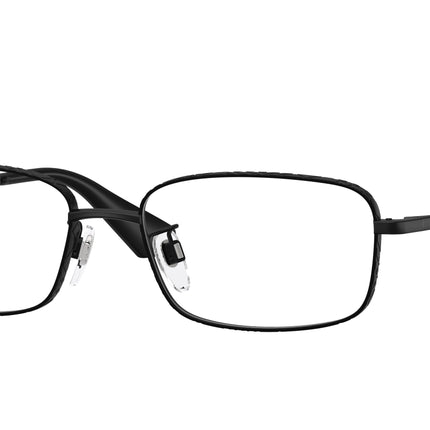 Burberry BE1402D Rectangle Eyeglasses  1007-Matte Black 55-145-17 - Color Map Black