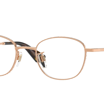 Burberry BE1403D Phantos Eyeglasses  1337-Rose Gold 48-145-20 - Color Map Gold