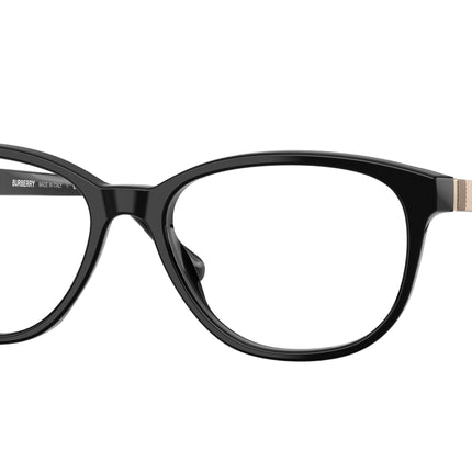 Burberry BE2172 Square Eyeglasses  3001-Black 52-140-16 - Color Map Black