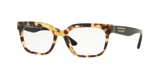 Burberry BE2277 Square Eyeglasses  3741-Light Havana 53-140-17 - Color Map Tortoise
