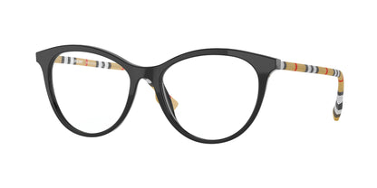 Burberry AIDEN BE2325 Phantos Eyeglasses  3853-Black 53-140-16 - Color Map Black