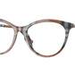 Burberry AIDEN BE2325 Phantos Eyeglasses  4005-Check Brown 53-140-16 - Color Map Brown