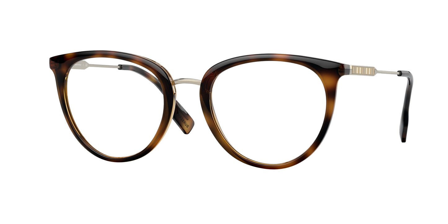 Burberry JULIA BE2331 Phantos Eyeglasses  3884-Dark Havana 52-140-20 - Color Map Brown