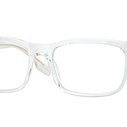 Burberry ELM BE2334 Rectangle Eyeglasses  3024-Transparent 55-145-18 - Color Map Transparent