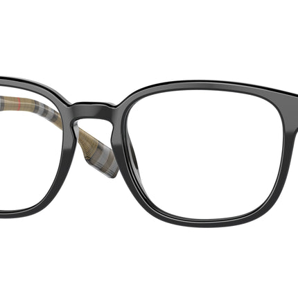 Burberry EDISON BE2344 Square Eyeglasses  3952-Black 53-145-20 - Color Map Black