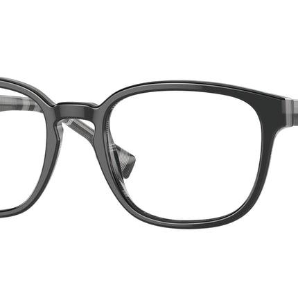 Burberry EDISON BE2344 Square Eyeglasses  4077-Black 53-145-20 - Color Map Black