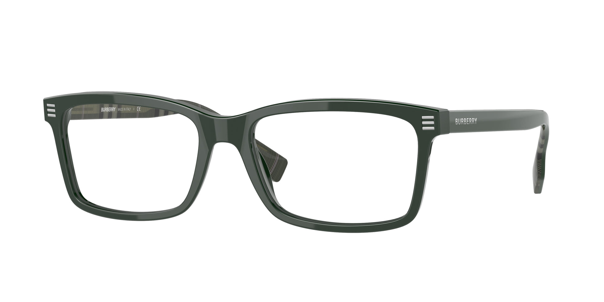 Burberry FOSTER BE2352 Rectangle Eyeglasses  3987-Green 56-145-17 - Color Map Green