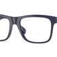 Burberry CARTER BE2353 Square Eyeglasses  3961-Blue 55-145-18 - Color Map Blue