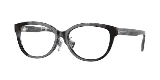 Burberry ESME BE2357F Cat Eye Eyeglasses  3983-Top Check/Grey Havana 54-140-16 - Color Map Grey