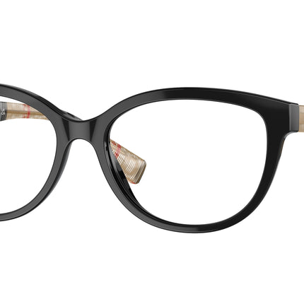 Burberry ESME BE2357 Square Eyeglasses  3757-Black 54-140-16 - Color Map Black