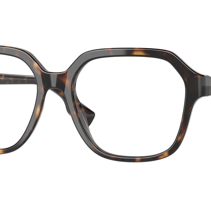 Burberry ISABELLA BE2358 Square Eyeglasses  3002-Dark Havana 54-140-17 - Color Map Brown