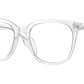 Burberry BE2361D Square Eyeglasses  3024-Transparent 53-145-18 - Color Map Transparent