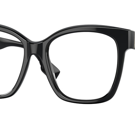 Burberry SYLVIE BE2363 Square Eyeglasses  3001-Black 53-140-17 - Color Map Black