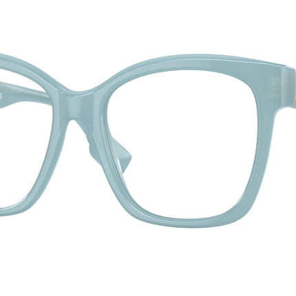 Burberry SYLVIE BE2363 Square Eyeglasses  4086-Azure 53-140-17 - Color Map Blue