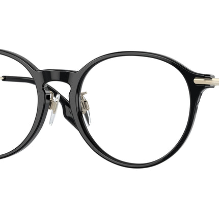 Burberry ALISSON BE2365F Round Eyeglasses  3001-Black 53-140-18 - Color Map Black