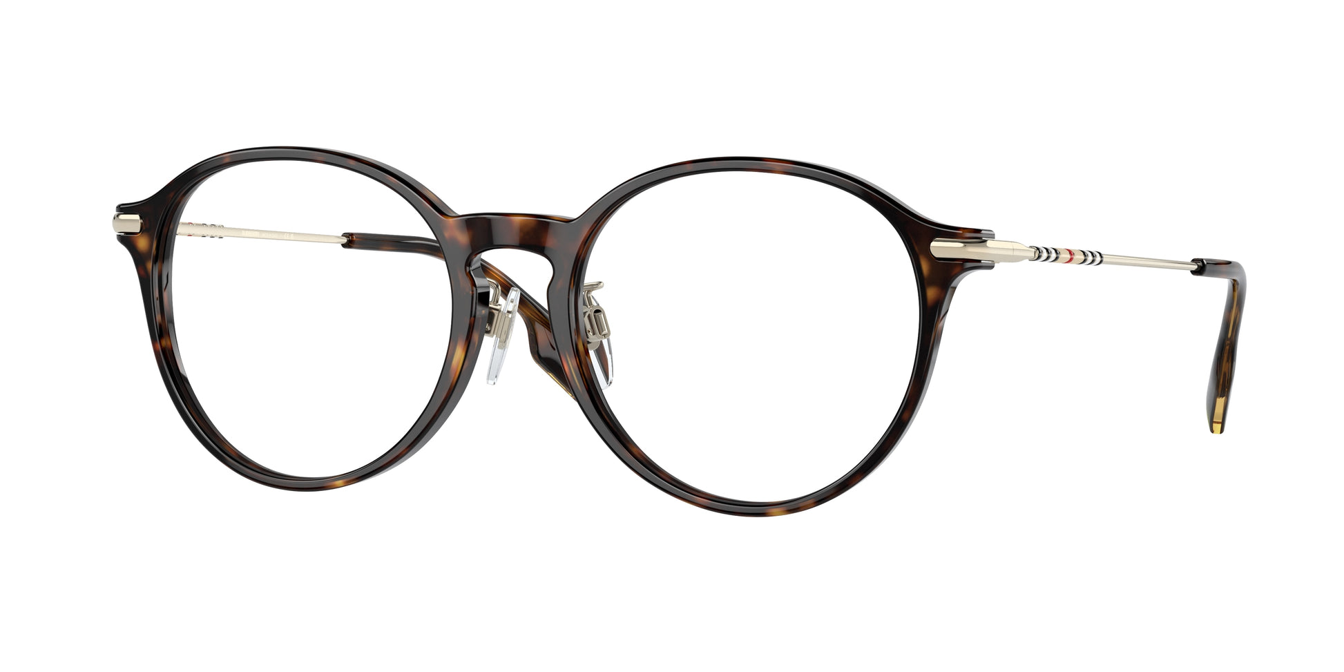 Burberry ALISSON BE2365F Round Eyeglasses  3002-Light Havana 53-140-18 - Color Map Tortoise