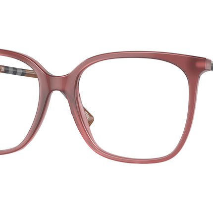 Burberry LOUISE BE2367 Square Eyeglasses  4018-Bordeaux 52-140-17 - Color Map Red